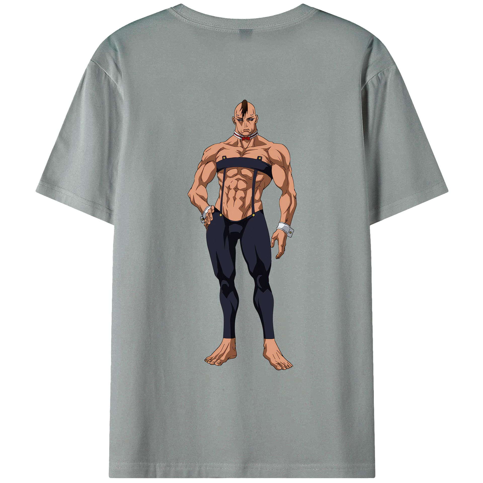 （画像用） 呪術廻戦 Jujutsu Kaisen 綿100％ メンズ半袖Tシャツ（バックプリント） 通気性